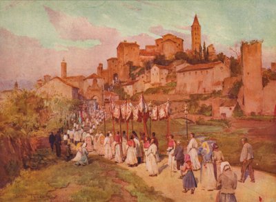 Corpus Domini at Viterbo by Walter Frederick Roofe Tyndale