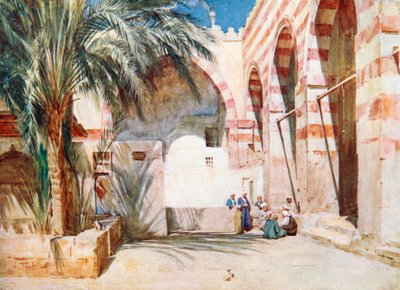 Court in the Mosque of Ibrahim Aga, Cairo by Walter Frederick Roofe Tyndale
