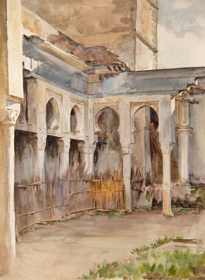 Courtyard with Horseshoe Arches by Walter Frederick Roofe Tyndale