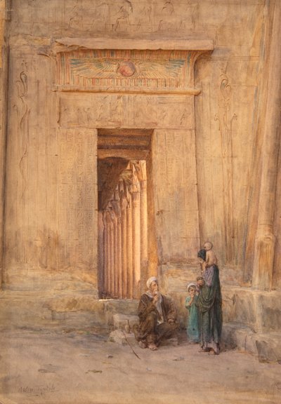 Doorway in the Temple of Isis by Walter Frederick Roofe Tyndale