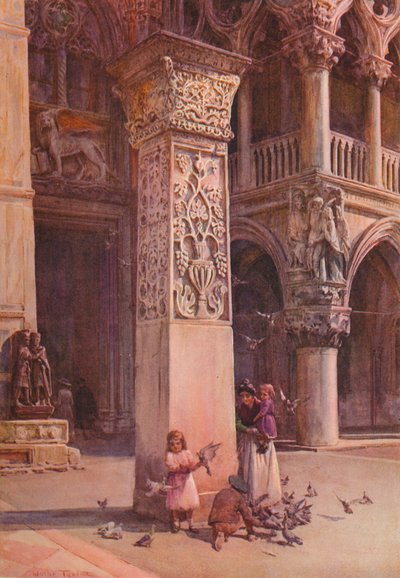 In the Piazzetta, Venice, c.1900-1913 by Walter Frederick Roofe Tyndale