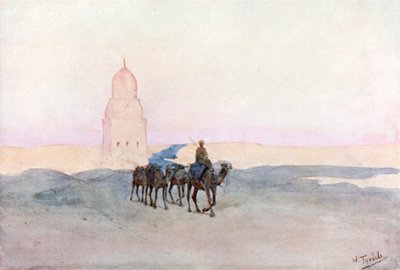 Near the Tombs of the Caliphs, Cairo by Walter Frederick Roofe Tyndale