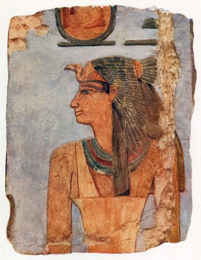 Senseneb, in the Temple of Hatshepsu at Der El-Bahri by Walter Frederick Roofe Tyndale