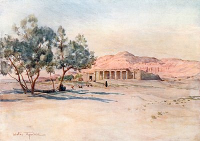 Temple of Seti I at Gurna, Thebes by Walter Frederick Roofe Tyndale