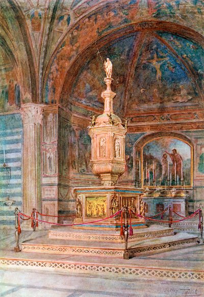 The Baptistery of St. John, Siena by Walter Frederick Roofe Tyndale