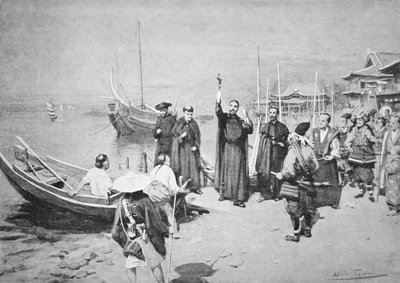 The Landing of St. Francis Xavier at Kagoshima by Walter Frederick Roofe Tyndale