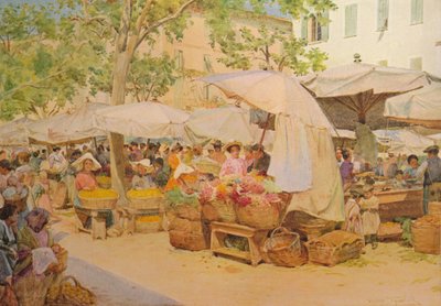 The Market at Nice, c1910, 1912 by Walter Frederick Roofe Tyndale