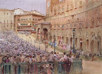 The Palio, Siena by Walter Frederick Roofe Tyndale