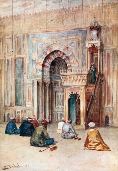 The Sanctuary in the Mosque of Sultan Hasan by Walter Frederick Roofe Tyndale