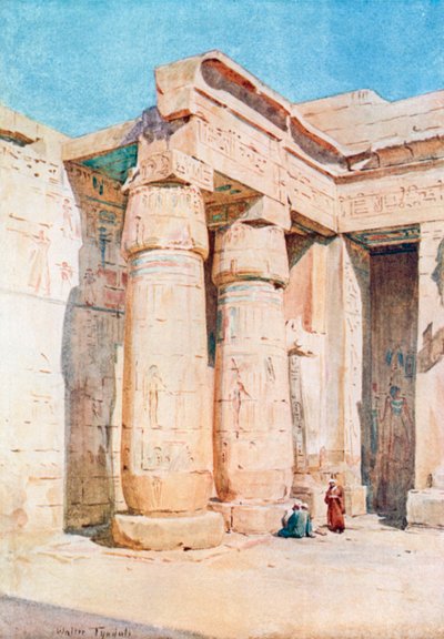 The Second Court at Medinet Habu by Walter Frederick Roofe Tyndale