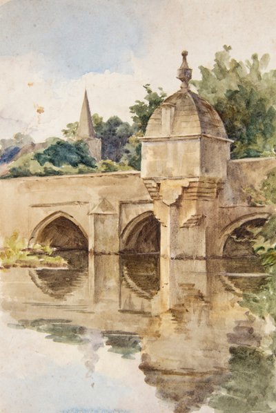 The Town Bridge, Bradford-on-Avon by Walter Frederick Roofe Tyndale