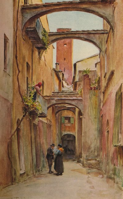 Via dello Spedale, Noli by Walter Frederick Roofe Tyndale