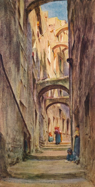 Vicolo della Providenza, San Remo, c1910, 1912 by Walter Frederick Roofe Tyndale