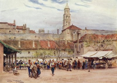 Yugoslavia: Market Day in Split by Walter Frederick Roofe Tyndale