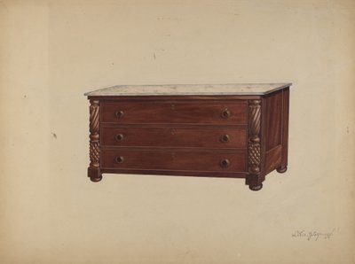Chest of Drawers by Walter G. Capuozzo