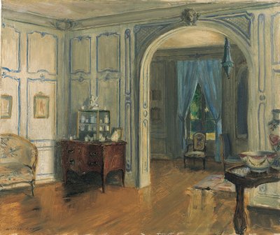 The Salon Carre of the Villa Trianon, c.1910 by Walter Gay