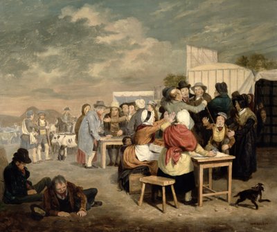 A Hallow Fair Scene by Walter Geikie