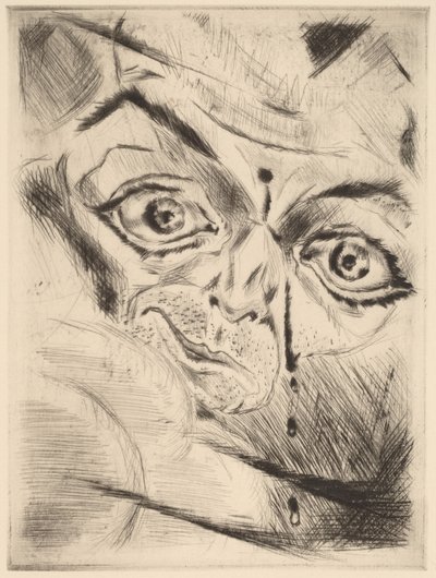 Peter with a Gunshot Wound in His Forehead by Walter Gramatte