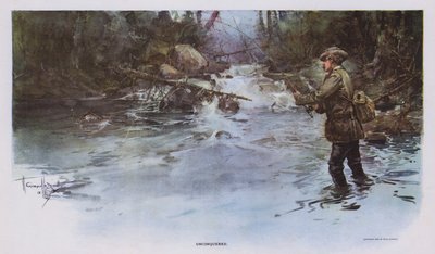 Unconquered: Angling Scene by Walter Granville Smith