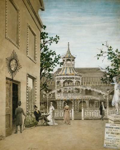 James McNeill Whistler in the Cremorne Gardens, Chelsea by Walter Greaves