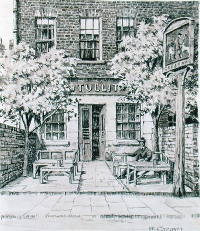 The Green Man, Beaufort Street, Chelsea by Walter Greaves