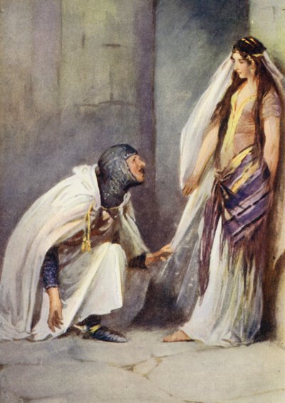 Illustration for Ivanhoe by Sir Walter Scott by Walter Grieve
