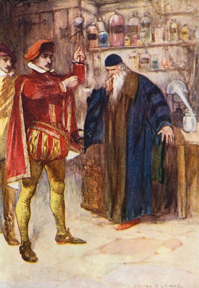 Illustration for Kenilworth by Sir Walter Scott by Walter Grieve