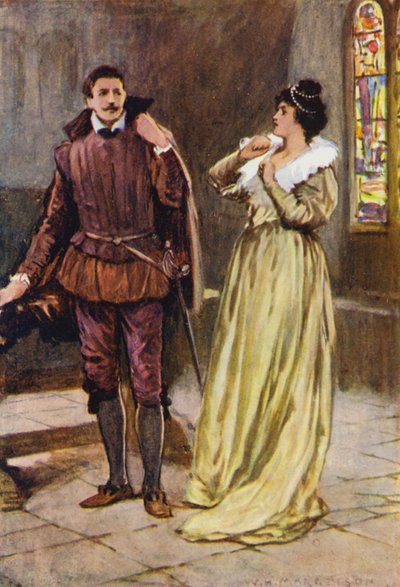 Illustration for Kenilworth by Sir Walter Scott by Walter Grieve