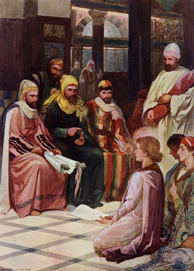 The Boy Jesus in the Temple by Walter Grieve