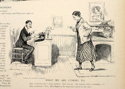 What We Are Coming To, from Puck, April 27th 1898 by Walter H., Gallaway