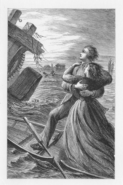 Scene from The Mill on the Floss by George Eliot, c1880 by Walter James Allen