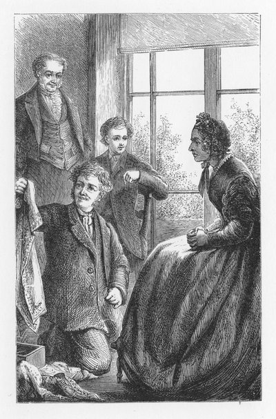Scene from The Mill on the Floss by George Eliot, c. 1880 by Walter James Allen