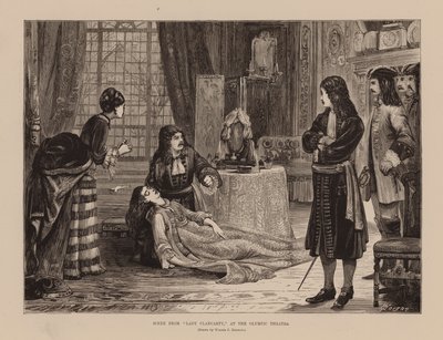 Scene from "Lady Clancarty," at the Olympic Theatre by Walter Jenks Morgan