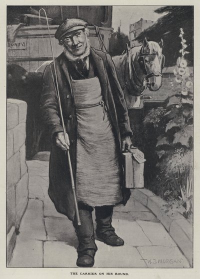 The carrier on his round by Walter Jenks Morgan