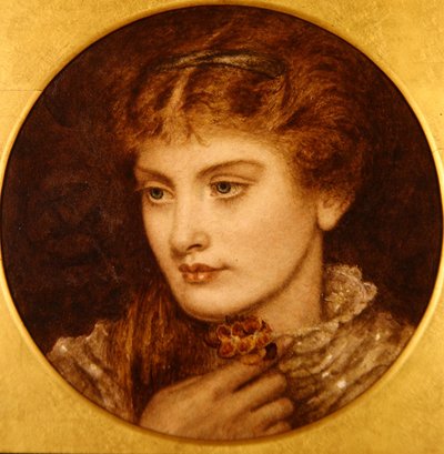 Portrait of Emily Knewstub by Walter John Knewstub