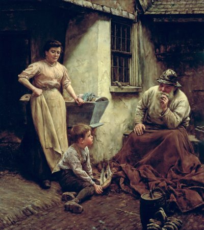 A Chip off the Old Block by Walter Langley