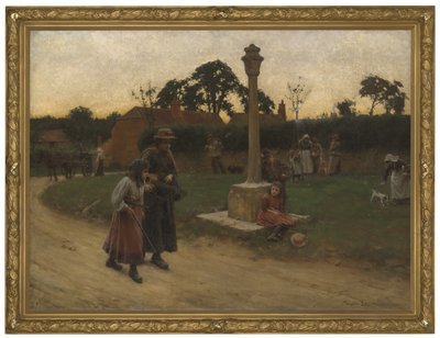 Wandering Musicians by Walter Langley
