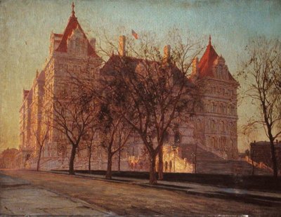 State Building, Albany, New York State by Walter Launt Palmer