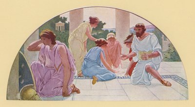 Achilles Disguised as a Schoolgirl Discovered by Ulysses by Walter MacEwen