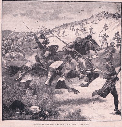 Charge of the Scots at Homildon Hill AD 1402 by Walter Paget