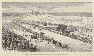 Horse-Racing at Accra, on the Gold Coast, Race for the Brandford Cup by Walter Paget
