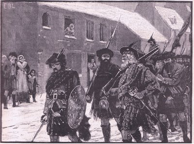 Retreat of the Highlanders AD 1716 by Walter Paget