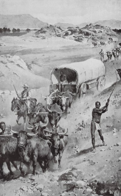 The Great Boer Trek to Natal in 1835-36 by Walter Paget