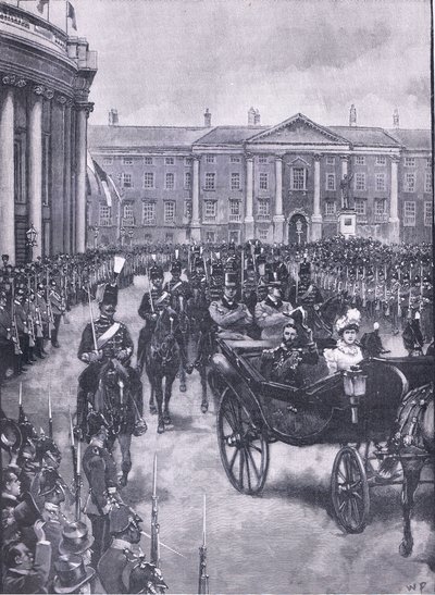 The Visit of the Duke and Duchess of York to Dublin by Walter Paget