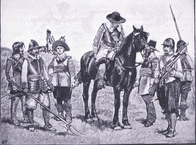 Types of Cromwellian Soldiery by Walter Paget