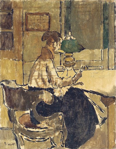 Christine Drummond Sickert, née Angus, buys a Gendarmerie by Walter Richard Sickert