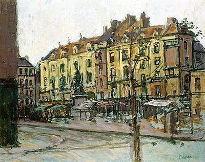 La Place Nationale with le Grande Duquesne, Dieppe by Walter Richard Sickert