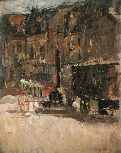 Market Cross, Dieppe by Walter Richard Sickert
