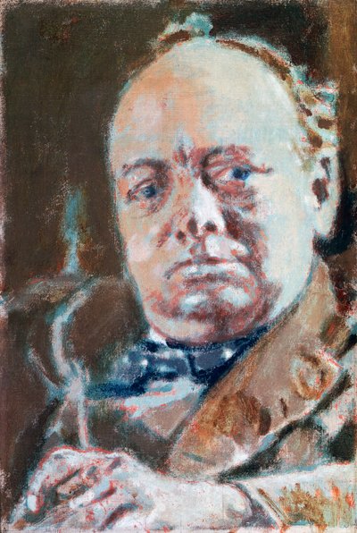 Portrait of Sir Winston Leonard Spencer Churchill by Walter Richard Sickert