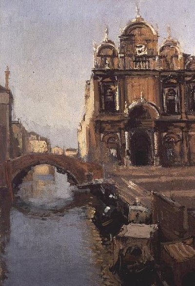 Scuola Grande di San Marco and Rio dei Mendicanti, Venice by Walter Richard Sickert